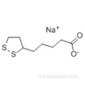 Acide 1,2-dithiolane-3-pentanoïque, sel de sodium (1: 1) CAS 2319-84-8